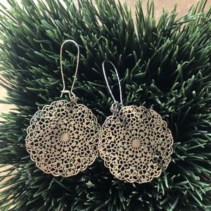 Gold, sterling silver plated Earrings